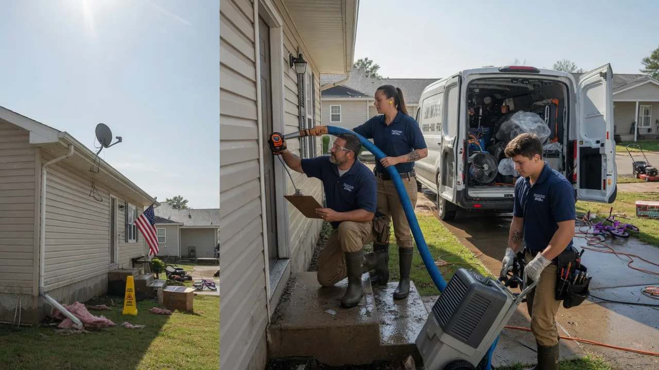 Ceiling Water Damage Restoration in Mineral Springs, NC near me